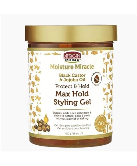 Moisture Miracle Black Castor And Jojoba Oil Max Hold Styl