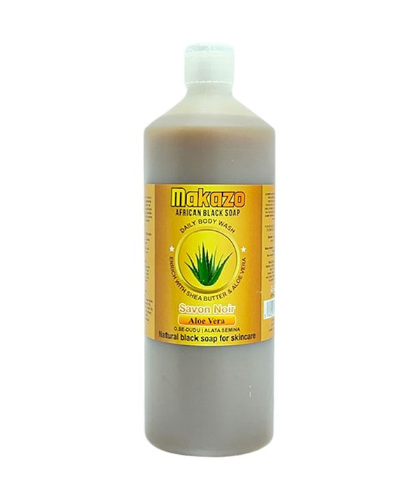 Makazo Aloe Vera Natural Black Soap