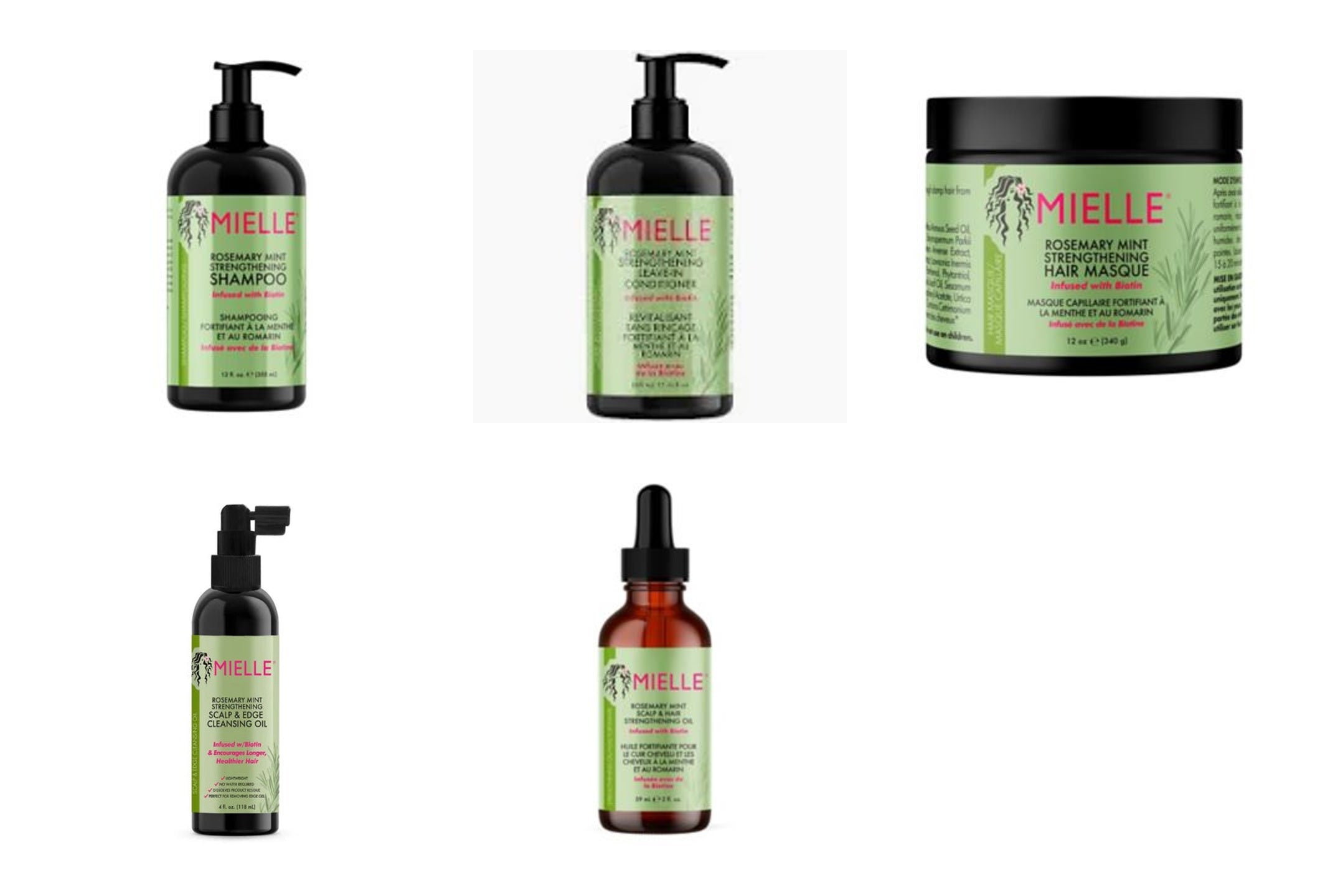 Mielle Rosemary Mint Wash Day Bundle