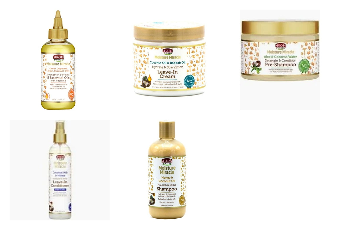 African Pride Moisture Miracle Wash Day Bundle